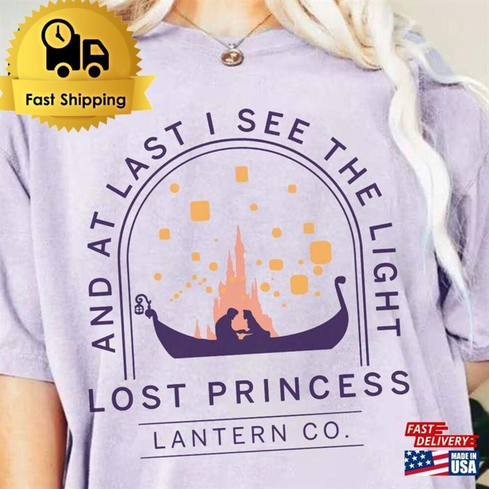 Rapunzel Shirt Disney Comfort Colors At Last I See The Light Classic Unisex